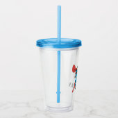 Superman Right Fist Opgerold Acryl Drinkbeker (Rechts)