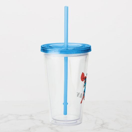 Superman Right Fist Opgerold Acryl Drinkbeker (Rechts)