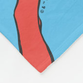 Superman Right Fist Opgerold Fleece Deken (Hoek)