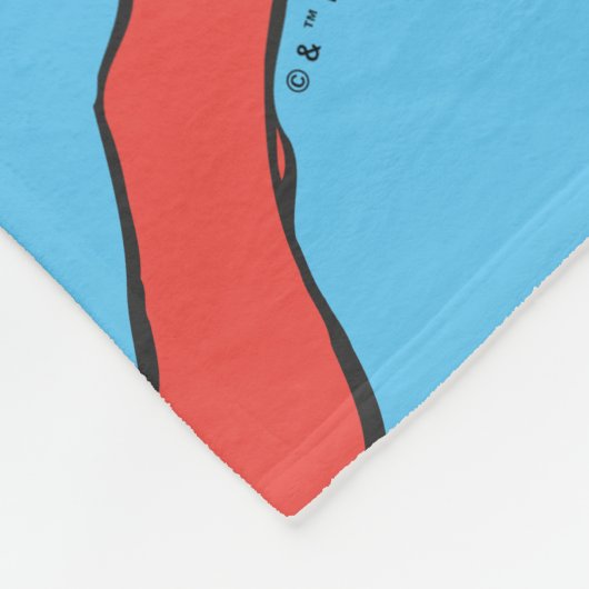 Superman Right Fist Opgerold Fleece Deken (Hoek)