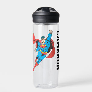 Superman Right Fist Opgerold Jouw namen toevoege Waterfles