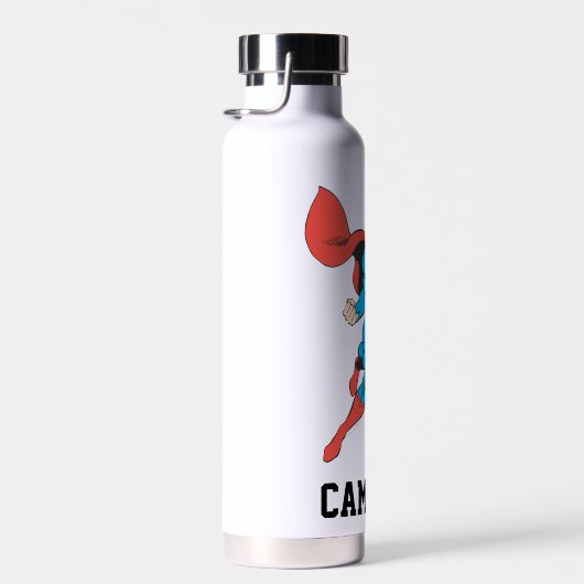 Superman Right Fist Opgerold | Jouw namen toevoege Waterfles (Rechts)