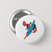 Superman Right Fist Opgerold Ronde Button 5,7 Cm (Voorkant /achterkant)