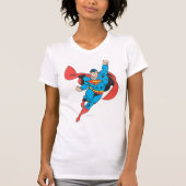 Superman Right Fist Opgerold T-shirt (Voorkant)