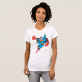 Superman Right Fist Opgerold T-shirt (Voorkant volledig)