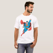 Superman Right Fist Opgerold T-shirt (Voorkant volledig)