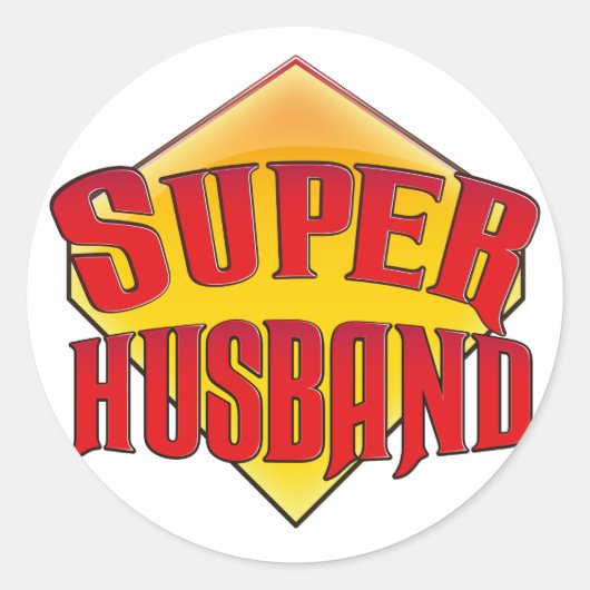 Superman Ronde Sticker (Voorkant)