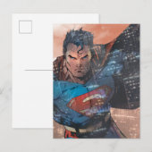 Superman - rood briefkaart (Voorkant / Achterkant)