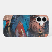 Superman - Rood iPhone 16 Hoesje (Achterkant horizontaal)