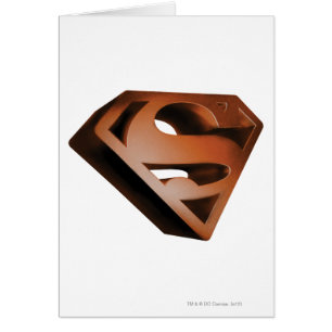 Superman S-Shield   3D Gramachtige Logo