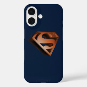 Superman S-Shield   3D Gramachtige Logo iPhone 16 Hoesje