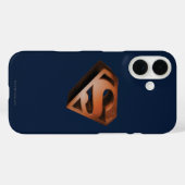 Superman S-Shield | 3D Gramachtige Logo Case-Mate iPhone Case (Achterkant (horizontaal))