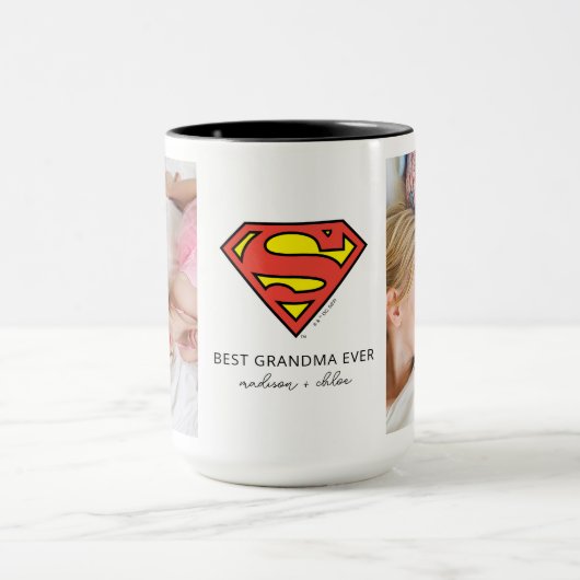 Superman S-Shield | Beste oma foto Mok (Midden)