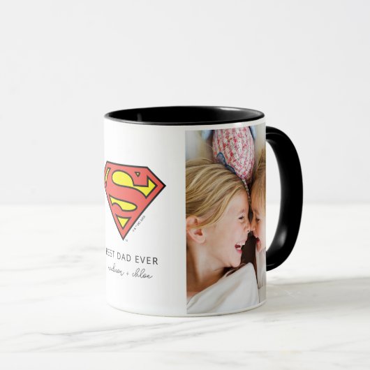 Superman S-Shield | Beste papa foto Mok (Voorkant rechts)