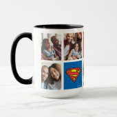 Superman S-Shield | Beste papa fotocollage Mok (Links)
