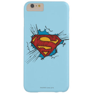 Superman S-Shield   Binnen wolken Logo Barely There iPhone 6 Plus Hoesje