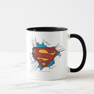 Superman S-Shield   Binnen wolken Logo Mok
