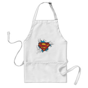 Superman S-Shield   Binnen wolken Logo Standaard Schort