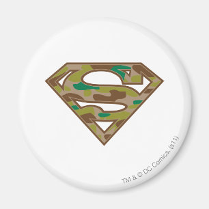 Superman S-Shield   Camouflage Logo Magneet