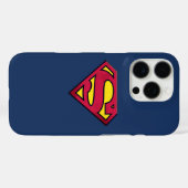 Superman S-Shield | Dirt Logo Case-Mate iPhone Case (Achterkant (horizontaal))