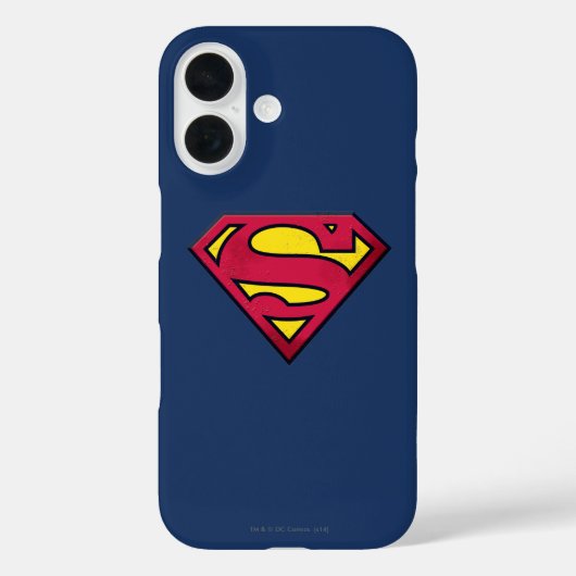 Superman S-Shield | Dirt Logo Case-Mate iPhone Case (Achterkant)