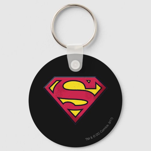 Superman S-Shield | Dirt Logo Sleutelhanger (Voorkant)