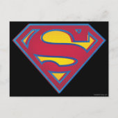 Superman S-Shield | Dot Logo Briefkaart (Voorkant)
