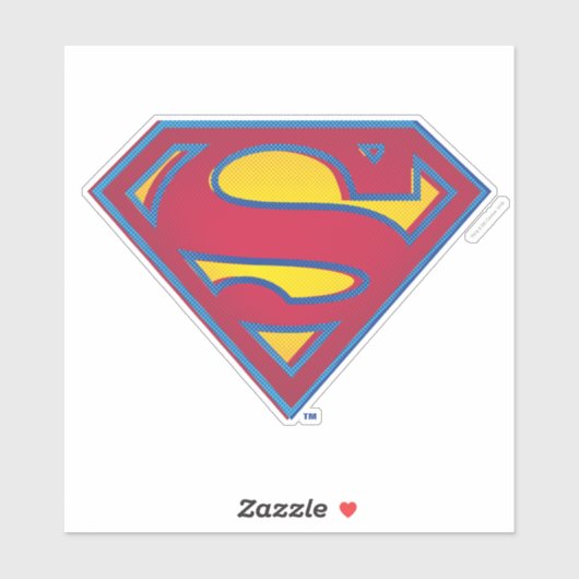 Superman S-Shield | Dot Logo Sticker (Vel)