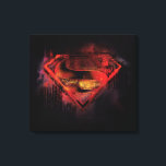 Superman S-Shield | Gedopte Logo Canvas Afdruk<br><div class="desc">Superman Monthly Trend</div>