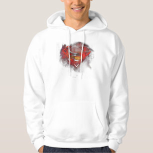 Superman S-Shield   Gedopte Logo Hoodie