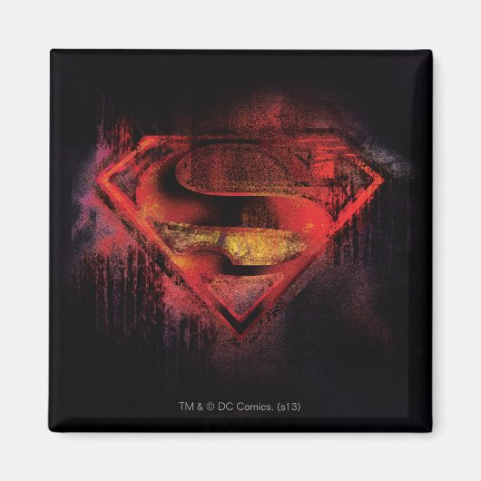 Superman S-Shield | Gedopte Logo Magneet (Voorkant)