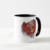 Superman S-Shield | Gedopte Logo Mok (Voorkant rechts)