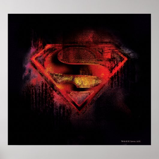 Superman S-Shield | Gedopte Logo Poster (Voorkant)
