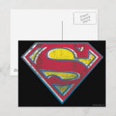Superman S-Shield | Gedrukte Logo Briefkaart (Voorkant / Achterkant)
