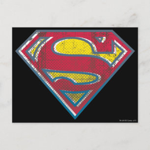 Superman S-Shield   Gedrukte Logo Briefkaart