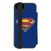 Superman S-Shield | Gedrukte Logo Incipio iPhone Portemonnee Hoesje (Agenda Achterkant)