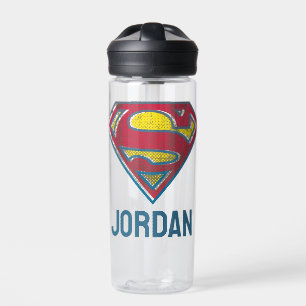 Superman S-Shield Gedrukte Logo Jouw namen toe Waterfles