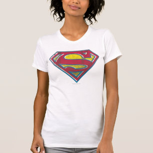 Superman S-Shield   Gedrukte Logo T-shirt