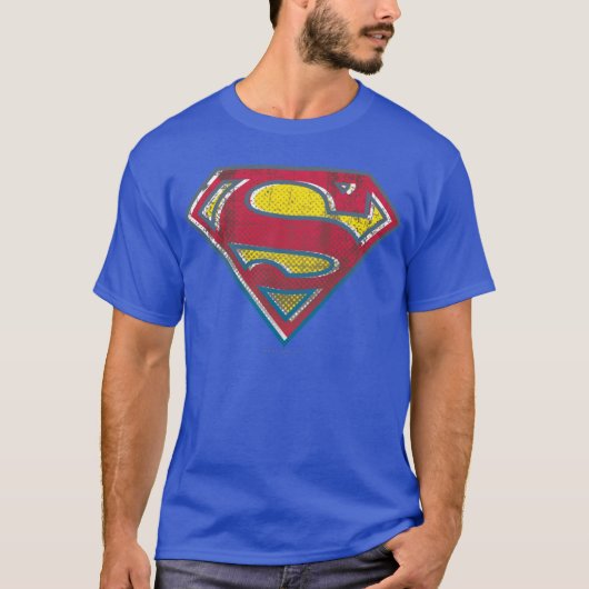 Superman S-Shield | Gedrukte Logo T-shirt (Voorkant)
