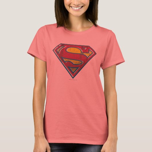 Superman S-Shield | Gedrukte Logo T-shirt (Voorkant)