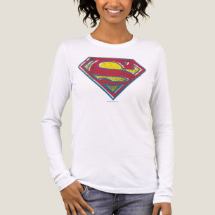Superman S-Shield Gedrukte Logo Tri-Blend Shirt