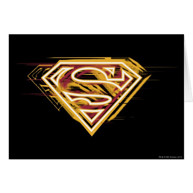 Superman S-Shield | Geel en rood Logo (Voorkant Horizontaal)