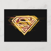Superman S-Shield | Geel en rood Logo Briefkaart (Voorkant)