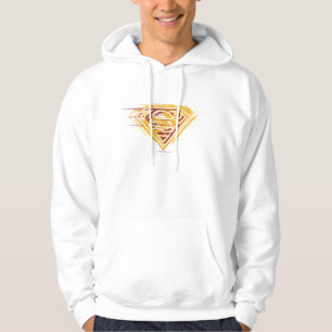 Superman S-Shield   Geel en rood Logo Hoodie