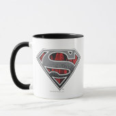 Superman S-Shield | Grijze en rode Logo Mok (Links)