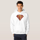 Superman S-Shield | Grunge Logo Hoodie (Voorkant volledig)