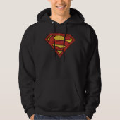 Superman S-Shield | Grunge Logo Hoodie (Voorkant)