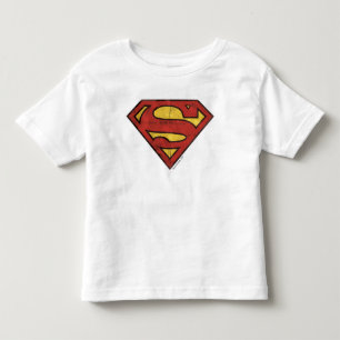 Superman S-Shield   Grunge Logo Kinder Shirts
