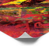 Superman S-Shield | Grunge Logo Poster (Hoek)