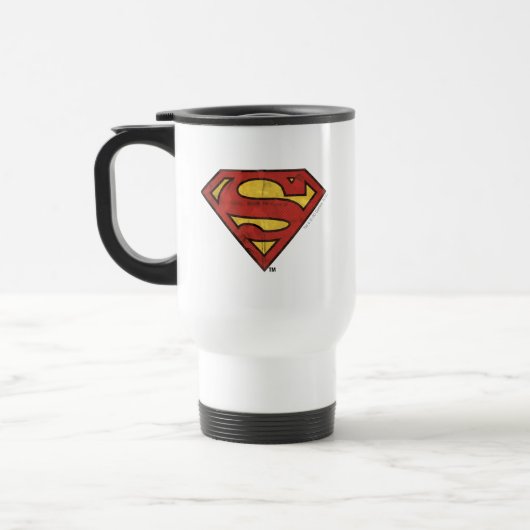 Superman S-Shield | Grunge Logo Reisbeker (Links)